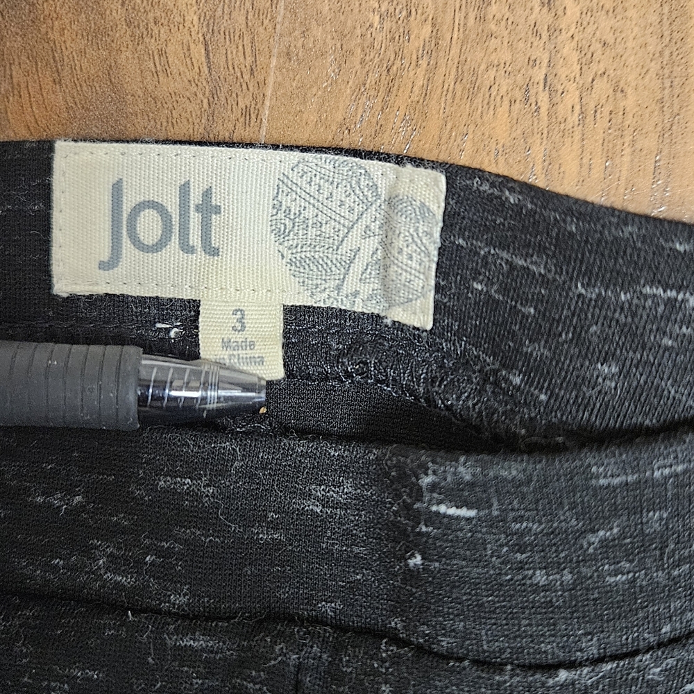 Jolt Junior girls black size 3 leggings - Picture 4 of 6